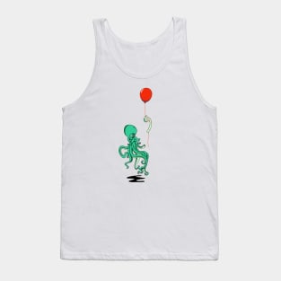 squid zombie and balloon Tank Top